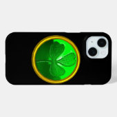 ST PATRICK'S DAY GREEN KLEEBLATT GEMSTONE JEWEL Case-Mate iPhone HÜLLE (Rückseite (Horizontal))