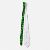 ST PATRICK'S DAY GREEN KLEEBLATT GEMSTONE JEWEL KRAWATTE (Rückseite)