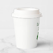 St. Patrick's Day Green Kleeblatt Kiss Me Ich bin Pappbecher (Rechts)