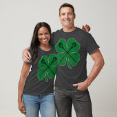 St Patricks Day Green Kleeblatt Lacrosse Irish T-Shirt (Unisex)