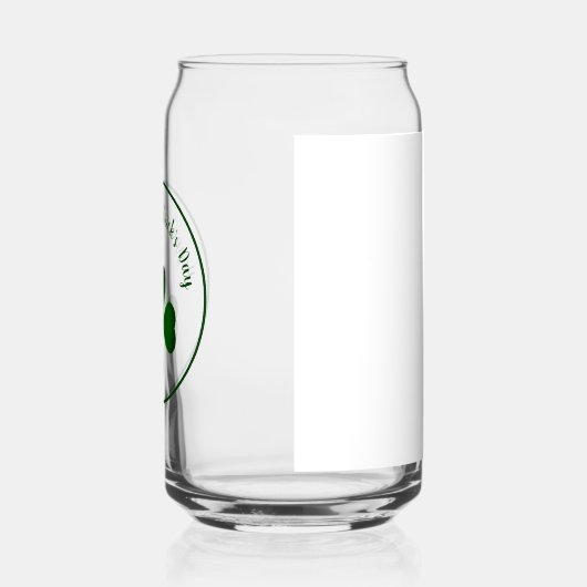 St. Patrick's Day Green Kleeblatt Lucky Clover Dosenglas (Links)