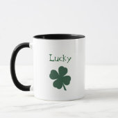 St. Patrick's Day Green Kleeblatt Tasse (Links)