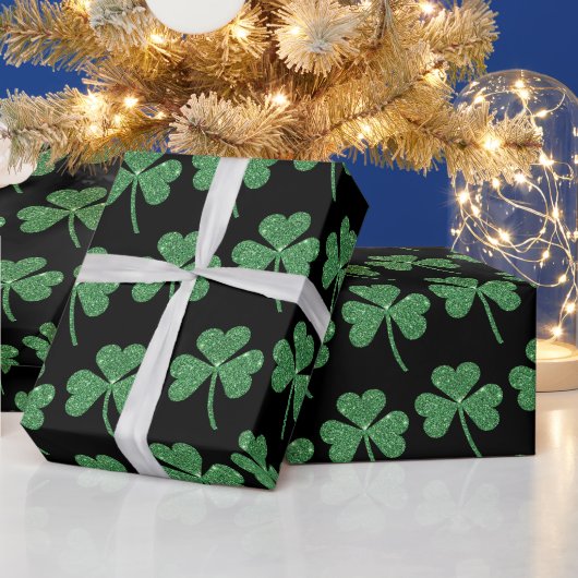 St. Patrick's Day Green Kleeblatt Vine Irish Party Geschenkpapier (Feiertage)