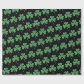 St. Patrick's Day Green Kleeblatt Vine Irish Party Geschenkpapier (Flach)