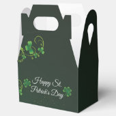 St. Patrick's Day Green Kleeblatt Vine Irish Party Geschenkschachtel (Geöffnet)