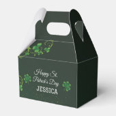 St. Patrick's Day Green Kleeblatt Vine Irish Party Geschenkschachtel (Vorderseite)