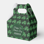 St. Patrick's Day Green Kleeblatt Vine Irish Party Geschenkschachtel (Vorderseite)