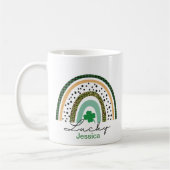 St. Patrick's Day Green Kleeblatt Vine Irish Party Kaffeetasse (Links)