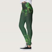 St. Patrick's Day Green Kleeblatt Vine Irish Party Leggings (Links)