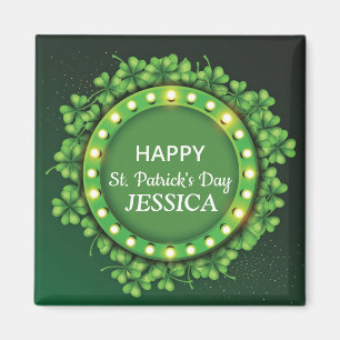 St. Patrick's Day Green Kleeblatt Vine Irish Party Magnet