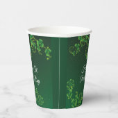 St. Patrick's Day Green Kleeblatt Vine Irish Party Pappbecher (Rechts)