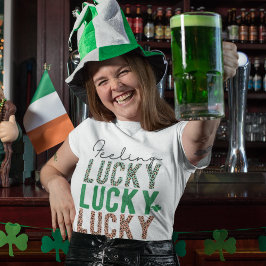 St. Patrick's Day Green Kleeblatt Vine Irish Party T-Shirt