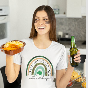 St. Patrick's Day Green Kleeblatt Vine Irish Party T-Shirt