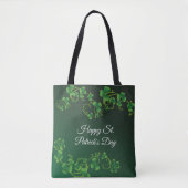 St. Patrick's Day Green Kleeblatt Vine Irish Party Tasche (Vorderseite)