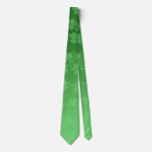 St. Patrick's Day Green Kleeblatts ombre pattern Krawatte (Vorderseite)