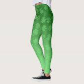 St. Patrick's Day Green Kleeblatts ombre pattern Leggings (Links)