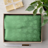 St. Patrick's Day Green Kleeblatts ombre pattern Seidenpapier (Geschenk)