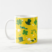 St Patrick's Day Green Kleeblatts Shenanigans Kaffeetasse (Links)
