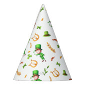 St. Patrick's Day Green Leprechaun Muster irisch Partyhütchen (Links)