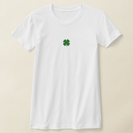 St Patricks Day Green Lucky Vierblättriges Kleebla T-Shirt (Ablage )