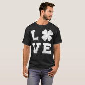 St Patricks Day Green Men Women Kinder LIEBE T-Shirt (Vorne ganz)