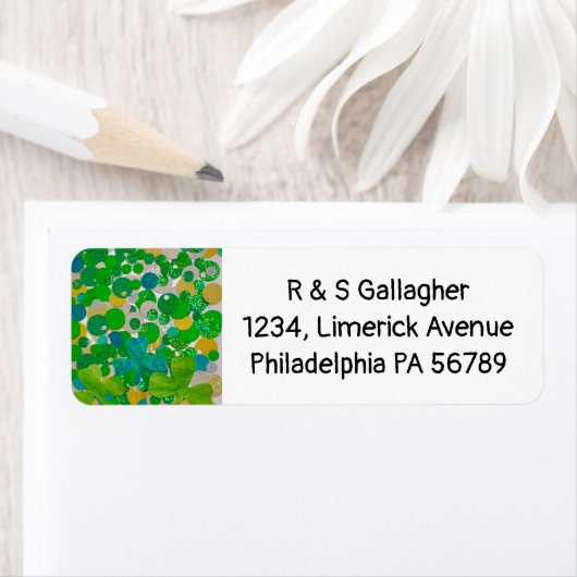 St Patrick's Day Green Sequin (Insitu)