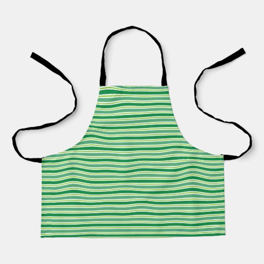 St. Patrick's Day Green Stripes Pattern-54608 Schürze (Vorderseite)