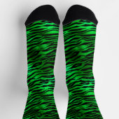 St. Patrick's Day Green Tiger Streifen Socken (Oben)