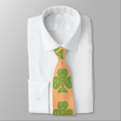 St. Patrick's Day Green Trinity Knot Kleeblatt Kra Krawatte (Gebunden)