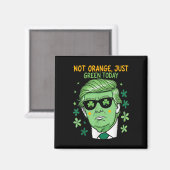 St. Patrick's Day Green - Trump Parody Magnet (Vorderseite/Rückseite)