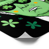 St. Patrick's Day Green - Trump Parody Poster (Ecke)