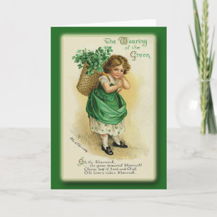 St. Patrick's Day Greeting Cards and Postcards Karte
