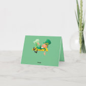 St.Patrick's Day Greetings Karte (Rückseite)