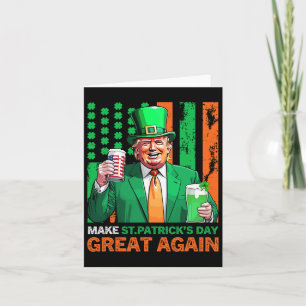St Patricks Day Gret Wieder Donald Trump 2025 Karte