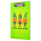 St. Patrick's Day Grnomes Klemmbrett (Links)