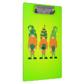 St. Patrick's Day Grnomes Klemmbrett (Rechts)