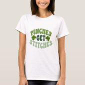 St Patrick's Day Groovy Pinches Stitches Shirt (Vorderseite)