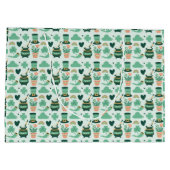 St Patrick's Day Große Geschenktüte (Rückseite)