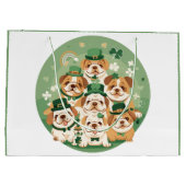 St. Patrick's Day Große Geschenktüte (Rückseite)