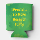 St. Patrick's Day Groundhog Party Animal Dosenkühler (Rückseite)