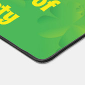 St. Patrick's Day Groundhog Party Animal Schreibtischunterlage (Ecke)