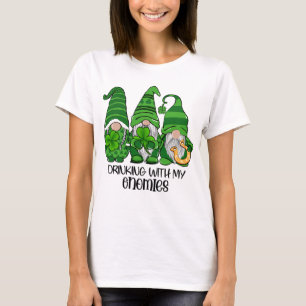St. Patricks Day Grüne Gnomies Gnome T-Shirt