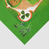 ST.PATRICK'S DAY GRÜNE KLEEBLATTS UND TRINITY SEIDENPAPIER (Detail)