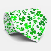 St. Patricks Day Grüne Shamrock-Konfetti Krawatte (Gerollt)
