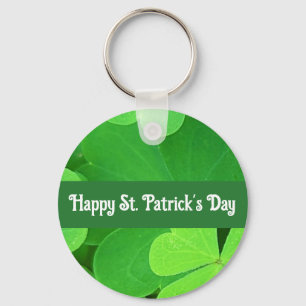 St. Patrick's Day Grüne Shamrocks und Kleeblätter Schlüsselanhänger