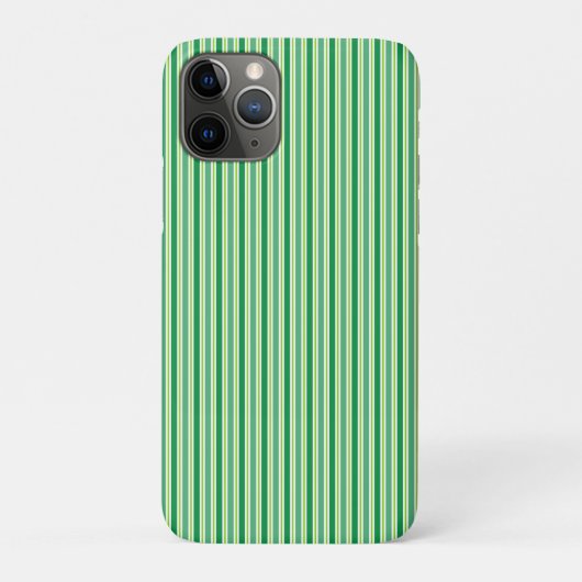 St. Patrick's Day Grüne Streifenmuster Case-Mate iPhone Hülle (Rückseite)