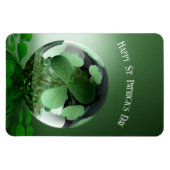 St. Patrick's Day Grüne Welt Magnet (Horizontal)
