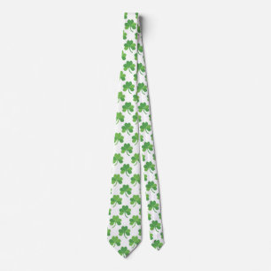 St. Patrick's Day Grüner Shamrock Herren Krawatte