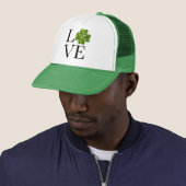 St. Patrick's Day | Grünes Gepard Kleeblatt Truckerkappe (Beispiel)