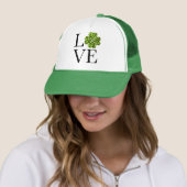 St. Patrick's Day | Grünes Gepard Kleeblatt Truckerkappe (Beispiel)
